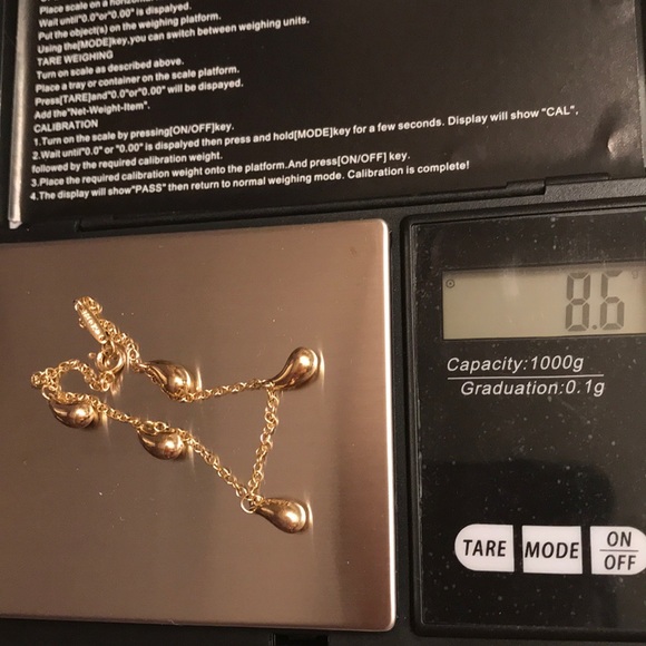 Tiffany & Co. Elsa Peretti Multi Tear Drop Brace. - Picture 6 of 7